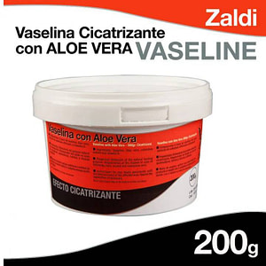 Vaselina cicatrizante con aloe vera Zaldi (200gr)